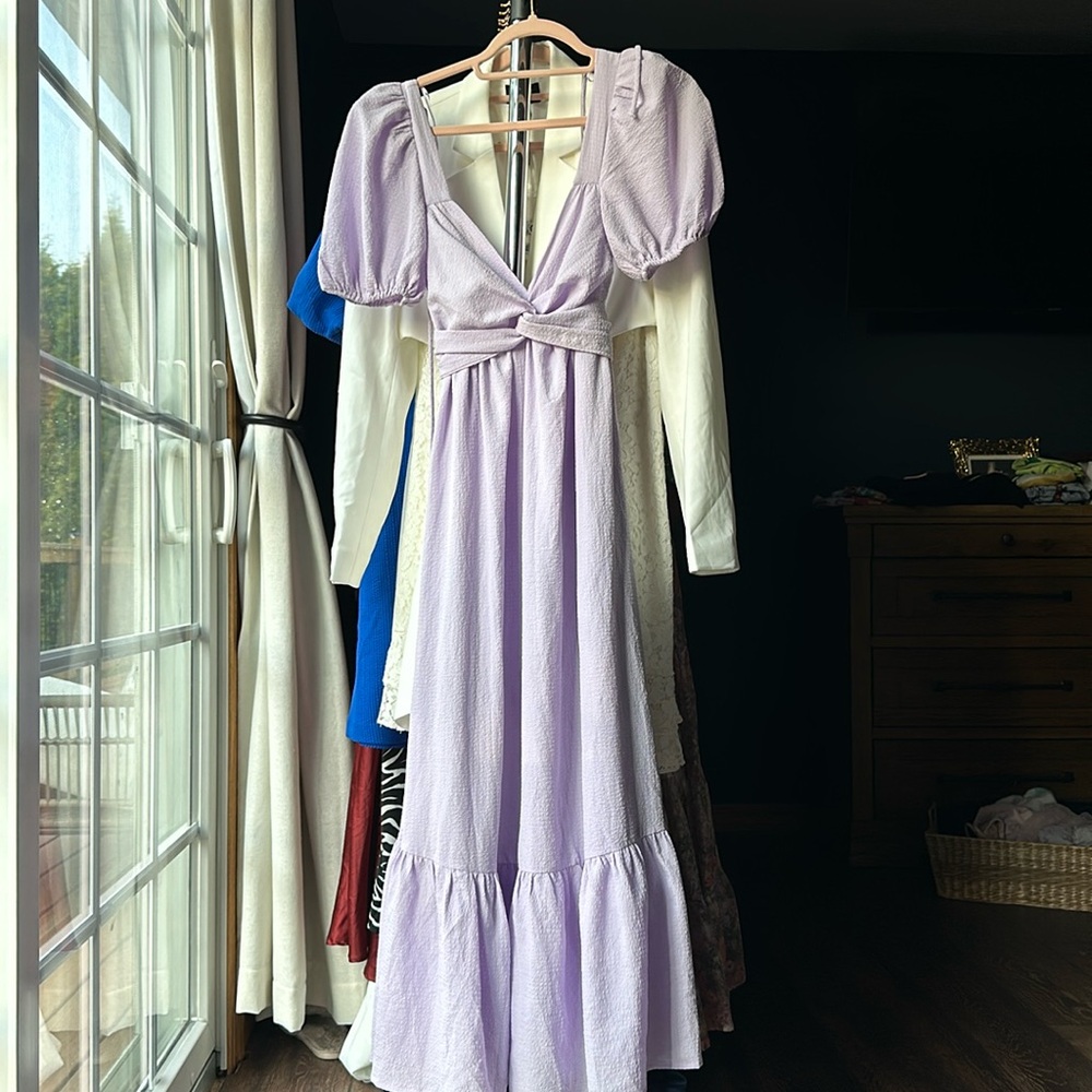 Astr the label front twist dress